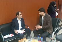 دیدار رئیس بیمارستان شهید حیدری نهاوند با وزیر بهداشت